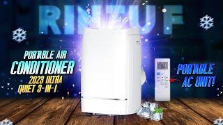 Rintuf 12000 BTU Portable Air Conditioner, 550 sq.ft, 2023 Ultra Quiet 3-in-1 Portable AC Unit