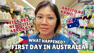 What happened on our first day in Australia? VISA 482 Subsequent Entry