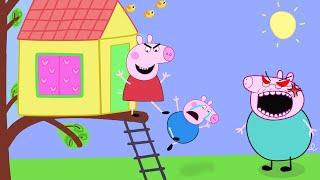 Peppa Pig's House - Peppa and Roblox Piggy Funny Animation Parody