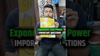 Class 8 Chapter 10 Exponents And Powers Guaranteed Qs in Exam 2025 #shorts #maths #class8