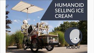 Humanoid Robot Selling Ice Cream - Roboy Final Presentations Summer Semester 2019