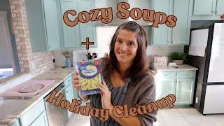 Soup Season Comforts: 2 Cozy Recipes & Packing Away the Holidays 