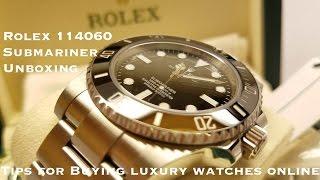 Rolex Submariner 114060 UNBOXING & Tips For Buying Luxury Watches Online