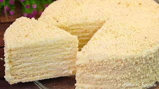 Tender as ice cream! Napoleon cheesecake! Simple and very tasty!