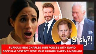 THE END! Furious King Charles & David Beckham STRIKES BACK Harry & Meghan's Nigerian Spotlight Plot.