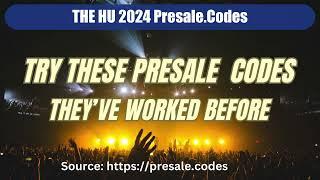 THE HU presale codes 2024