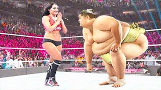 Nikki Bella vs Sumo Wrestler - Iron Man Match