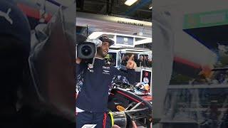 Cheeky Danny Ric Sneaks Into Mercedes  #Shorts