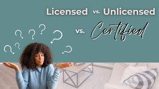 Licensed vs  Unlicensed | Ariana Jay