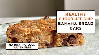 DELICIOUS Banana Bread Bars Without Milk or Eggs!