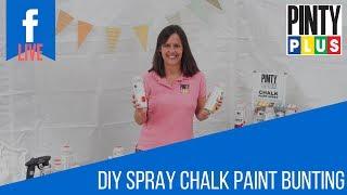 Facebook Live - DIY chalk paint wooden bunting