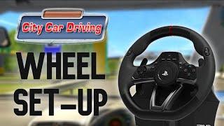 HOW TO USE HORI RACING WHEEL APEX ON PC | city car driving