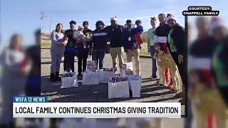 Alabama family continues Christmas giving tradition for 9th year