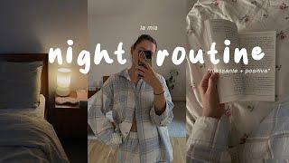 la mia night routine  ⎪routine serale rilassante, positiva e *aesthetic*