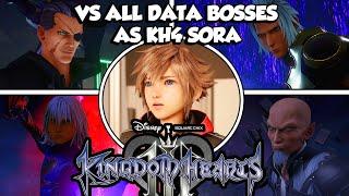 [KH3 Mods] KH4 Sora VS All KH3 Data Boss Fights (Critical Mode)