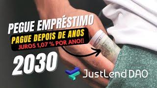 🟢 Pegue empréstimo em Dólar na Plataforma "Justlend dao" sem prazo para pagar!!