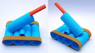 How To Make Easy Paper Tanks | DIY Paper Craft Toy Ideas | School Project Ideas With Paper