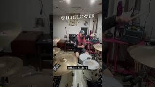 BILLIE EILISH - WILDFLOWER DRUM COVER @BillieEilish #drums #drumcover #billieeilish #drumvideo