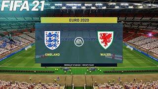 FIFA 21 - ENGLAND vs WALES - UEFA EURO 2020 | Full match & Gameplay