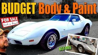 BUDGET Body & PAINT On Corvette Stingray! DIY Transformation!