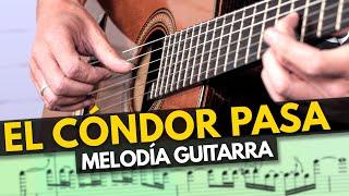 EL CONDOR PASA MELODÍA en GUITARRA  FÁCIL - Cover tutorial para principiantes