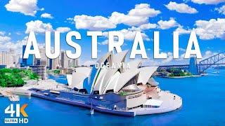 FLYING OVER Australia 4K Ultra HD  -Relaxing Music Along With Beautiful Nature Scene -Amazing Nature