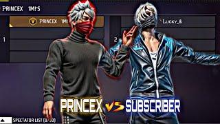 Princex FF Vs Subscriber | Cleanest Fight Ever1vs1 series #04