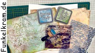 Mach Dein eigenes JunkJournal Papier Tutorial