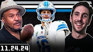 Woodward and Mane - Detroit Lions vs. Indianapolis Colts | NFL Week 12 | Sunday, November 24, 2024