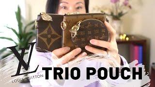 Louis Vuitton TRIO POUCH | Unboxing + First Impression