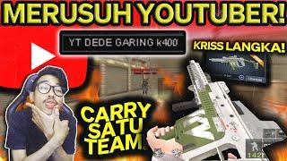 RUSUHKAN YOUTUBER PAKE KRISS CRB!! GENDONG 1 TEAM BEBAN!! // Gameplay Point Blank Zepetto Indonesia