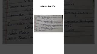 COMMITTES ON PANCHAYATI RAJ -INDIAN POLITY #tnpsc #indianpolity #study