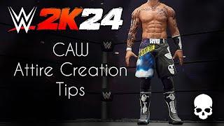 How to design a CAW Attire in WWE 2K24 (XBOX) Attire Creation Tips & Tricks