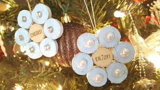 WINE CORK ORNAMENTS | CHRISTMAS CRAFTS