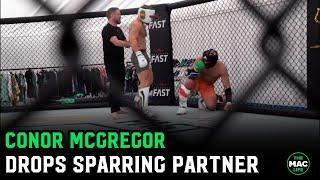 Conor McGregor sparring ahead of UFC 303