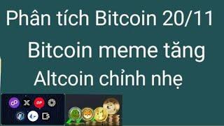 Phân tích bitcoin altcoin hôm nay ngày 20/11 cập nhật thị trường crypto mới nhất hôm nay