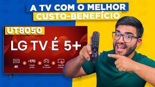 LG UT8050 - The Smart TV with 5 YEARS of UPDATES and the lowest price from LG BRAZIL (Unboxing an...