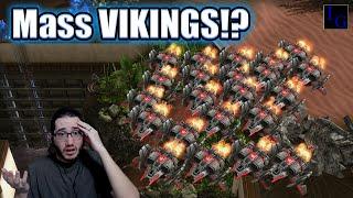 Who Builds MASS VIKINGS!? | StarCraft 2 SC2 Highlight 4v4 1v1 Terran Protoss Zerg Viewer Game