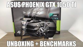 Asus Phoenix GTX 1050 Ti Unboxing and Benchmarks on 9 games