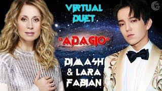 Dimash & Lara Fabian Virtual Duet «ADAGIO»EN/KZ/RU  Димаш и Лара Фабиан Виртаульный дуэт «АДАЖИО»