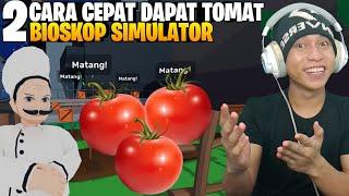 2 Cara cepat mendapatkan tomat di game Bioskop simulator - new update game bioskop simulator