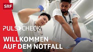 Ein Tag in der Notaufnahme: Wie stressig ist die Notfallstation wirklich? | Puls Check | SRF Wissen