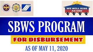 SSS (SBWS) FOR DISBURSEMENT LIST AS OF MAY 11, 2020 (WATCH IN BIGGER SCREEN)