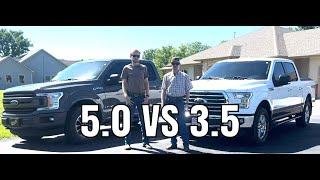 BEST F-150 MOTOR? - Ford F-150 XLT 5.0 and 3.5 Ecoboost Review