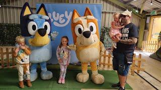 Bluey and Bingo at Whistlestop Valley Trains in Yorkshire