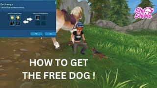 star stable/HOW TO GET THE FREE DOG !