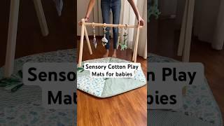 Sensory Play Mats for Babies #sensoryplay #montessori #newborn activities #babytoys #dinosaur #fun