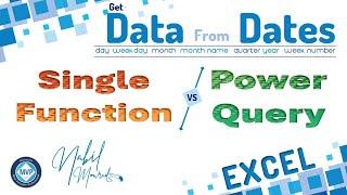 Get Data From Dates with Single Excel Function or Power Query