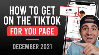 HOW TO GET ON THE FOR YOU PAGE (FYP) ON TIKTOK (DECEMBER ALGORITHM UPDATE)