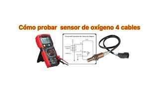 Cómo probar sensor de oxígeno de 4 cables, con Multimetro